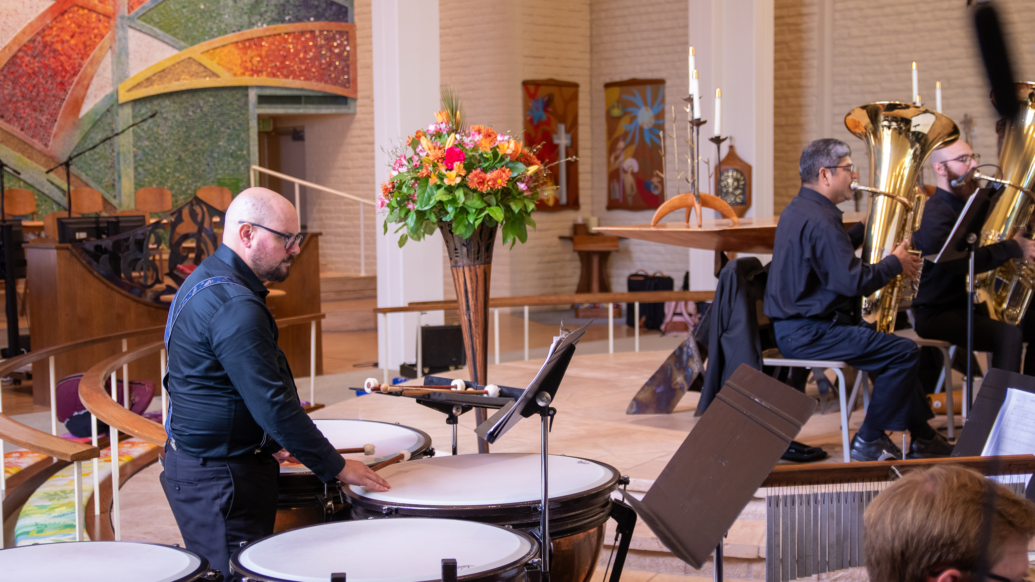 Salt River Brass musicians in concert